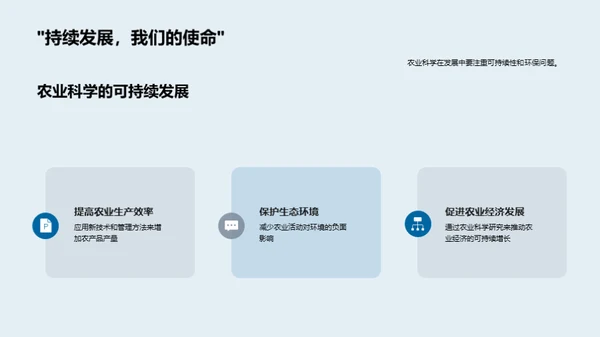 农业科学的现状与展望