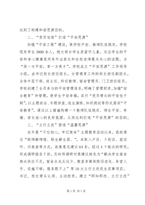 学校抓党建工作特色品牌创建总结.docx