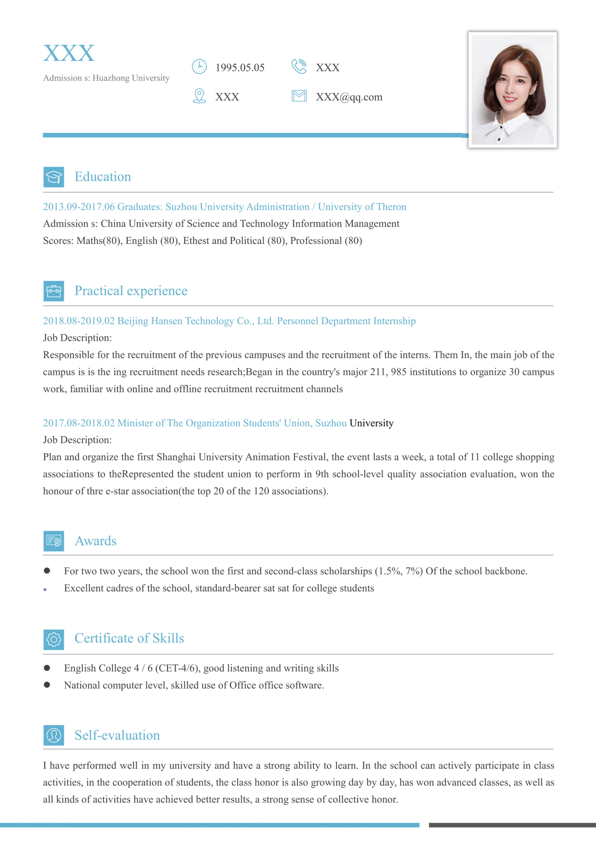 英文简历考研复试配套版