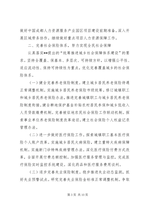 二一一年吴江人力资源和社会保障工作要点.docx