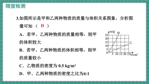 人教版物理八年级上册6.2《密度》课件（34页ppt）