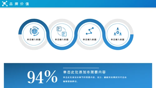蓝色大气2020企业简介公司宣传PPT模板