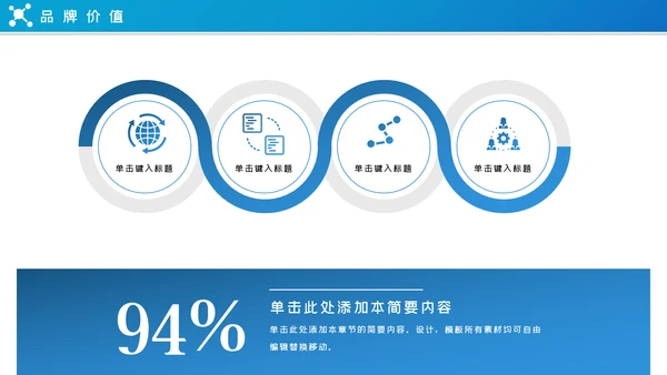 蓝色大气2020企业简介公司宣传PPT模板