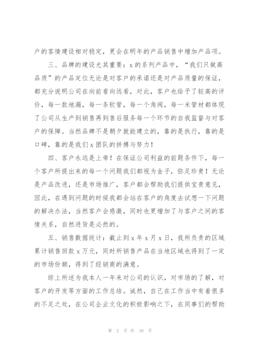 终端销售工作总结.docx