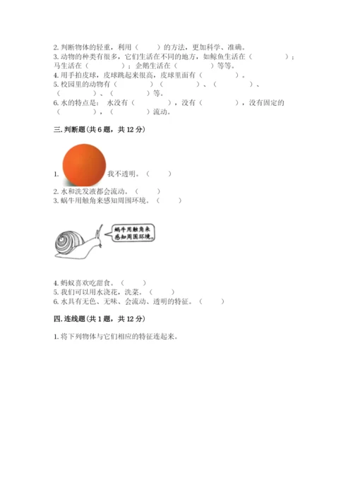 教科版一年级下册科学期末测试卷附参考答案（典型题）.docx