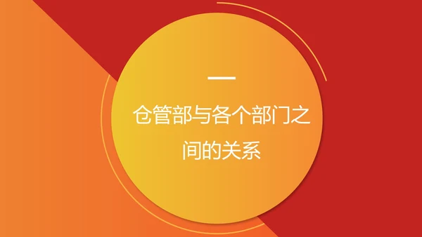 红色商务风仓管部员工知识培训PPT模板