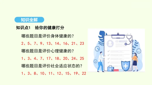 8.3.1评价自己的健康状况课件-人教版生物八年级下册(共22张PPT)