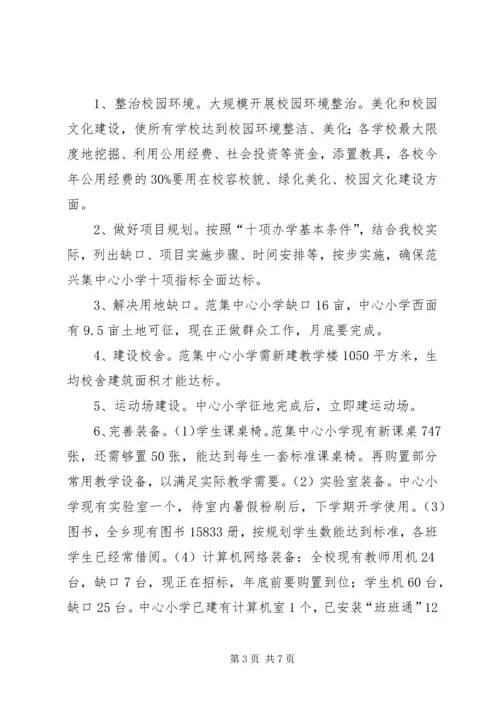 范兴集乡义务教育均衡发展工作实施方案.docx