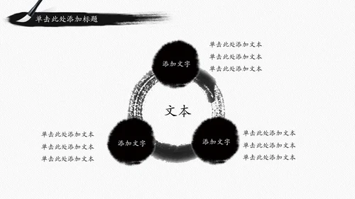 古香古色水墨中国风佛教文化ppt动态模板