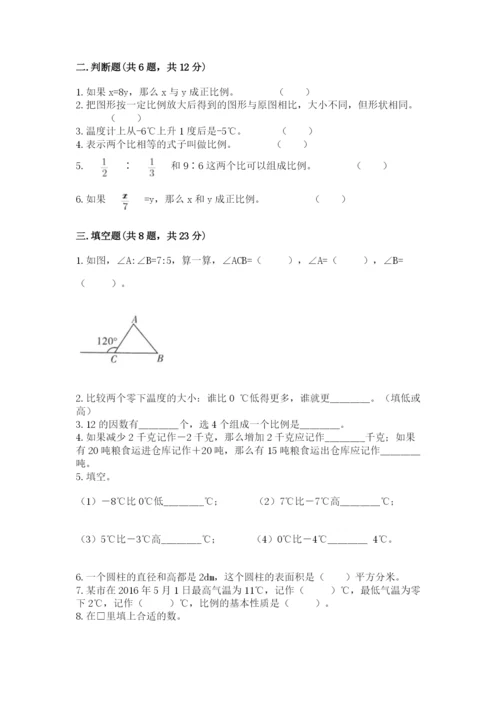 北师大版六年级下册数学期末测试卷（易错题）word版.docx