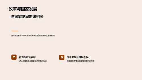 塑造未来的教育改革