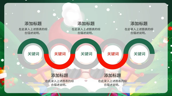 卡通手绘圣诞节PPT模板
