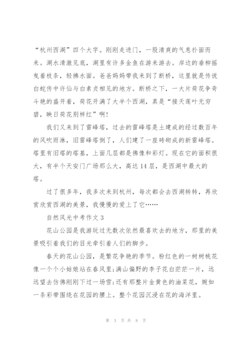 自然风光中考作文5篇.docx