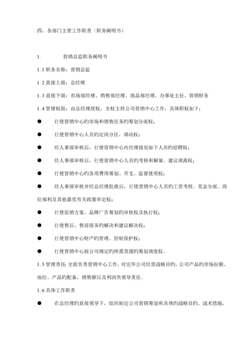 服饰企业组织管理全新规章新版制度.docx