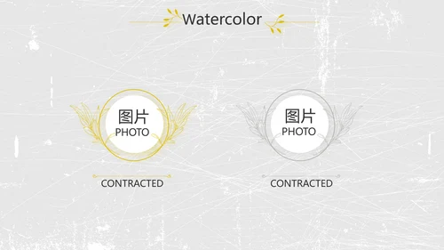 黑白极简艺术设计方案汇报动态PPT