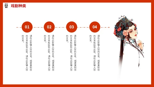 京剧中国戏曲传统文化动态通用PPT模板