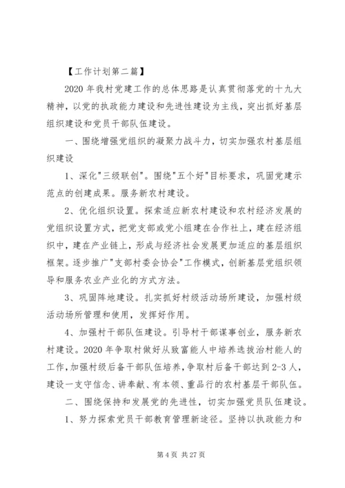 村支部书记XX年工作计划 (2).docx
