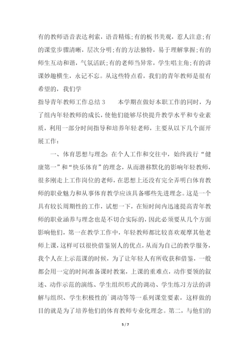 指导青年教师工作总结.docx