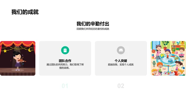 毕业图集分享PPT模板