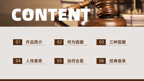 圆圈正义读书分享PPT