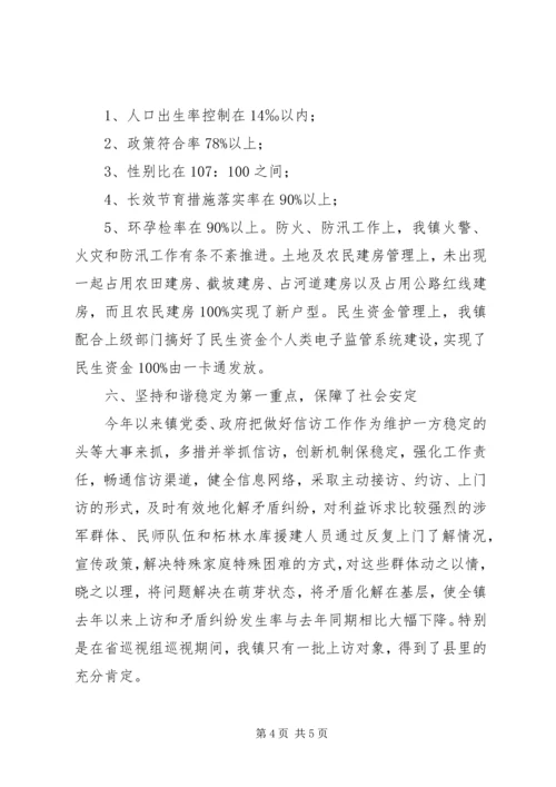 全镇经济社会发展工作总结.docx