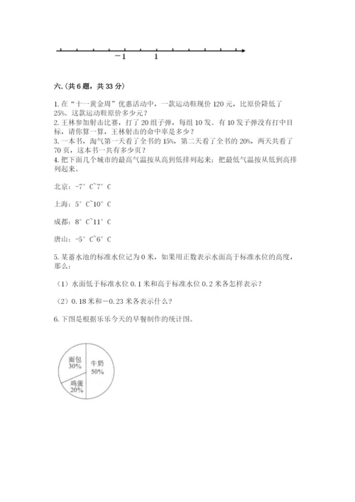 北师大版六年级数学下学期期末测试题精品【名师系列】.docx