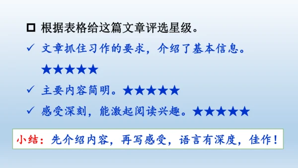 【同步课件】部编版语文五年级上册 习作八 推荐一本好书 课件（2课时）
