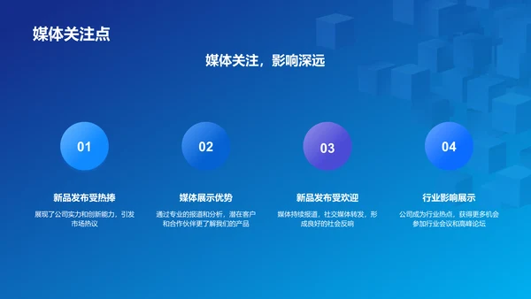 蓝色创意炫酷数字新时代内容领先未来PPT模板