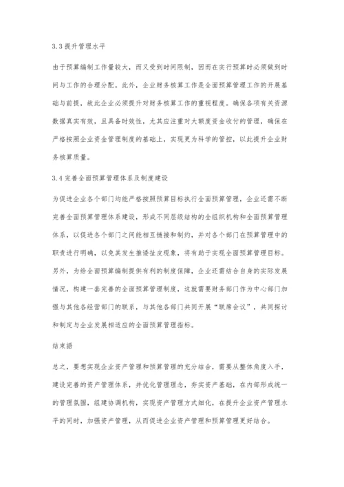 企业资产管理与预算管理有效结合的路径探讨.docx