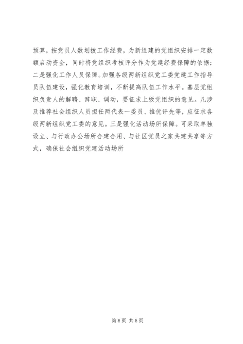 社会组织党建工作调研情况汇报 (2).docx