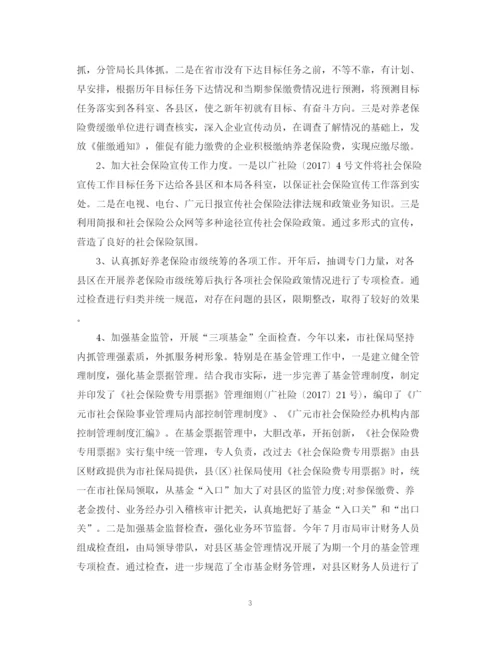 精编之度养老保险个人总结范文.docx