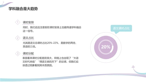 彩色水彩简约商务新课标解读培训PPT课件