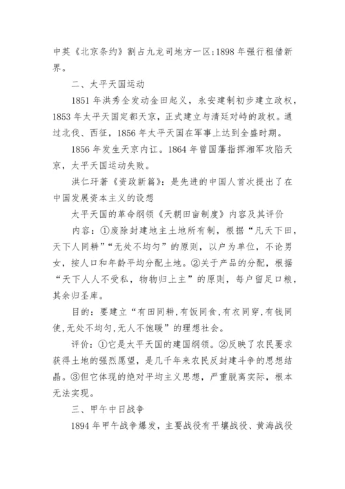 高中历史知识点大全.docx