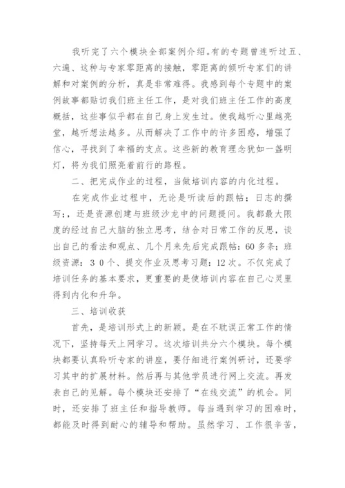 班主任网络培训总结.docx
