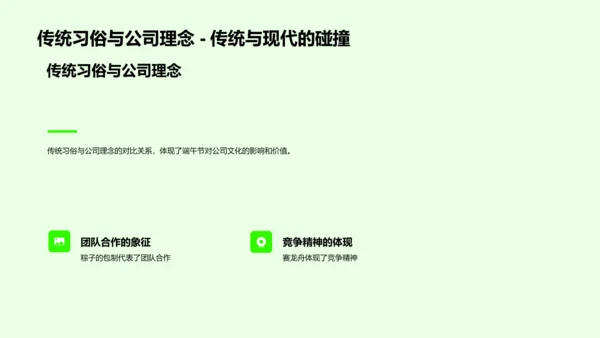端午节的企业文化分享PPT模板