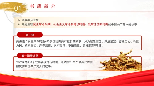 《中国共产党人的故事》书籍简介分享PPT课件