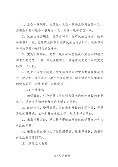 市党支部建设纲要.docx