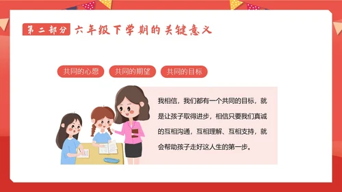 小学六年级开学家长会春季开学家长会PPT课件