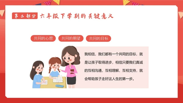 小学六年级开学家长会春季开学家长会PPT课件