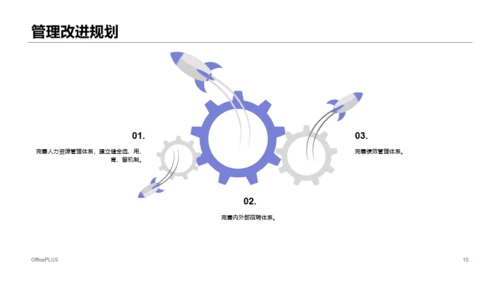 淡蓝色插画风上半年行政人事部工作总结PPT模板下载