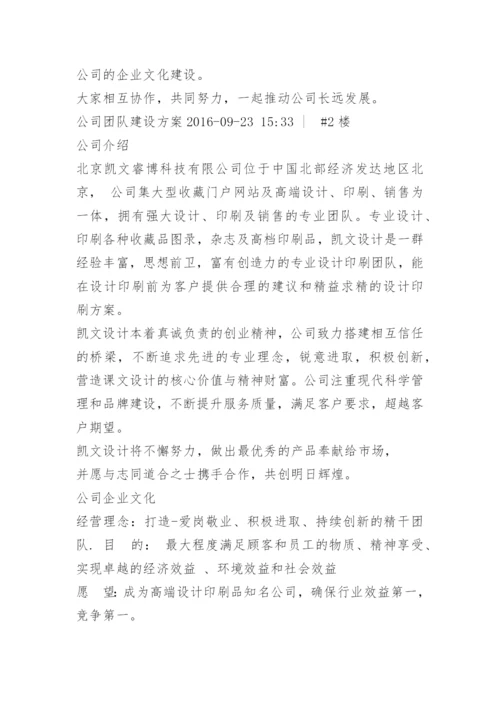 企业团队建设方案.docx