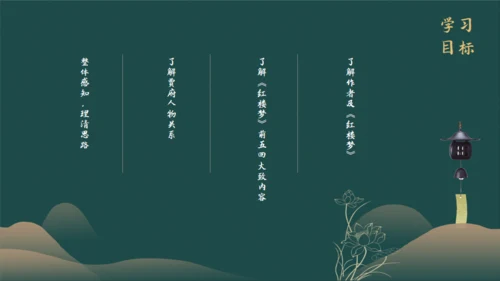 林黛玉进贾府通用PPT模板