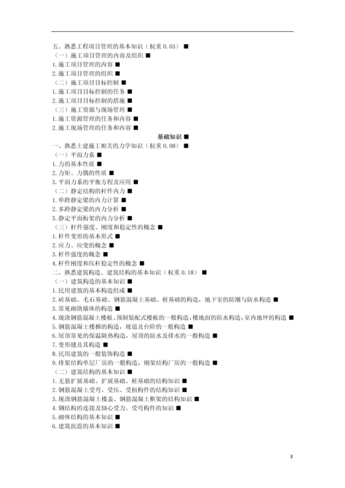 质量员(土建方向)考核评价大纲及通用知识习题集.docx