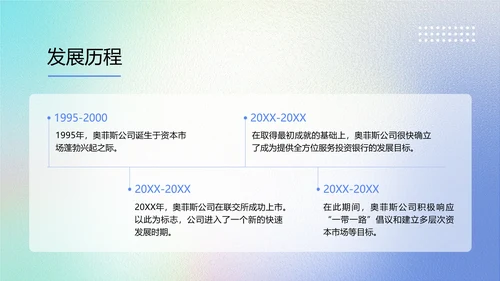 渐变弥散光企业品牌宣传PPT模板