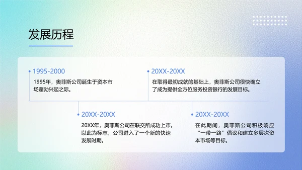 渐变弥散光企业品牌宣传PPT模板