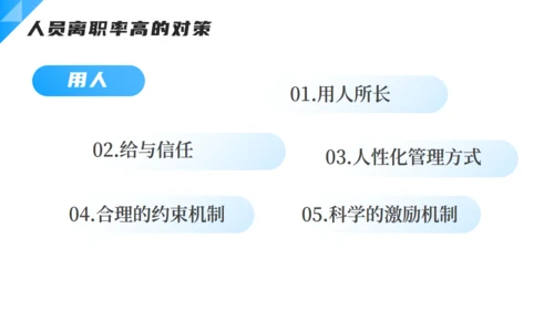 企业人力资源离职率分析通用PPT模板