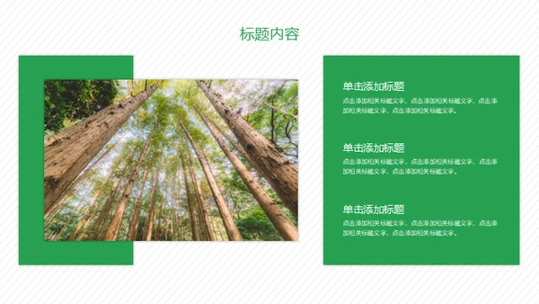 携手建设绿色家园通用PPT模板