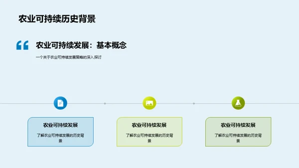 推动农业绿色革命