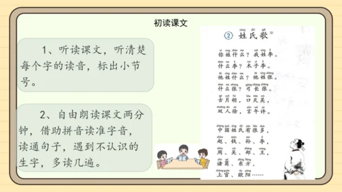 识字2 姓氏歌（课件）