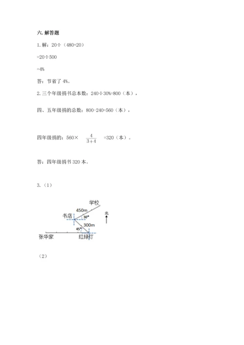 人教版六年级上册数学期末模拟卷附答案ab卷.docx